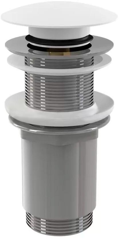 Донный клапан для раковины, Up&Down, ТОЛЬКО ДЛЯ РАКОВИН Marea 12, (крышка слива литой камень S-Stone цв.белый матовый), D 505 ZZ