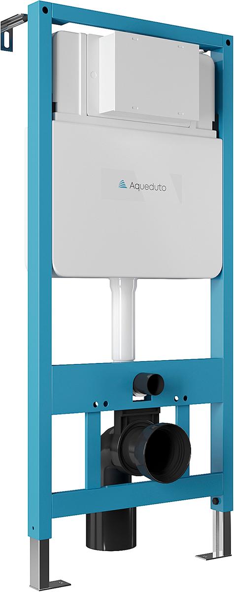 Инсталляция для подвесного унитаза,1112х115х500мм, со смывным бачком, фронт.управл., механический смыв, крепёж в компл, без кнопки смыва, Tecnica XXZZ