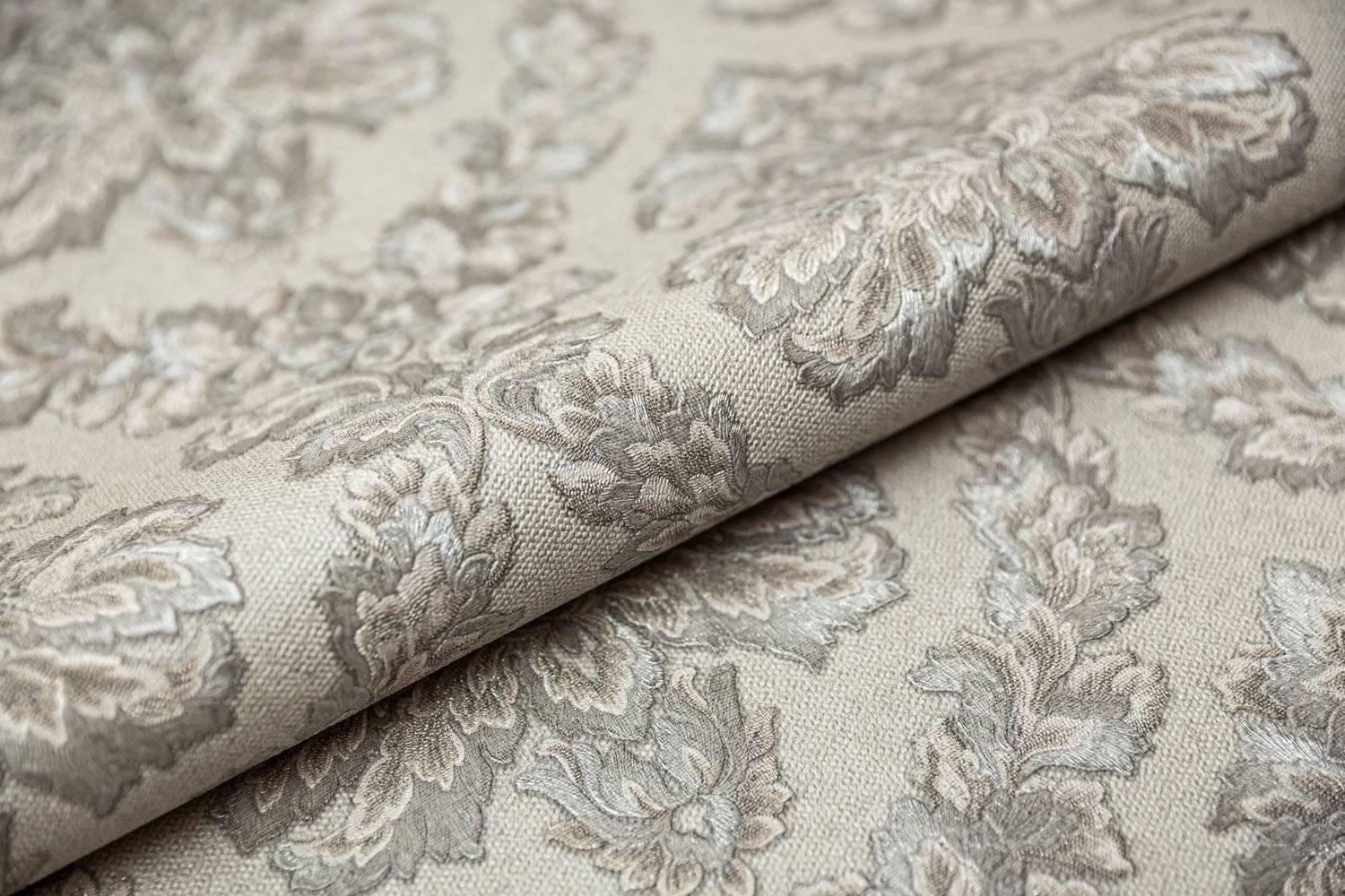 Обои виниловые Палаццо, мотив, бежевый ZZ