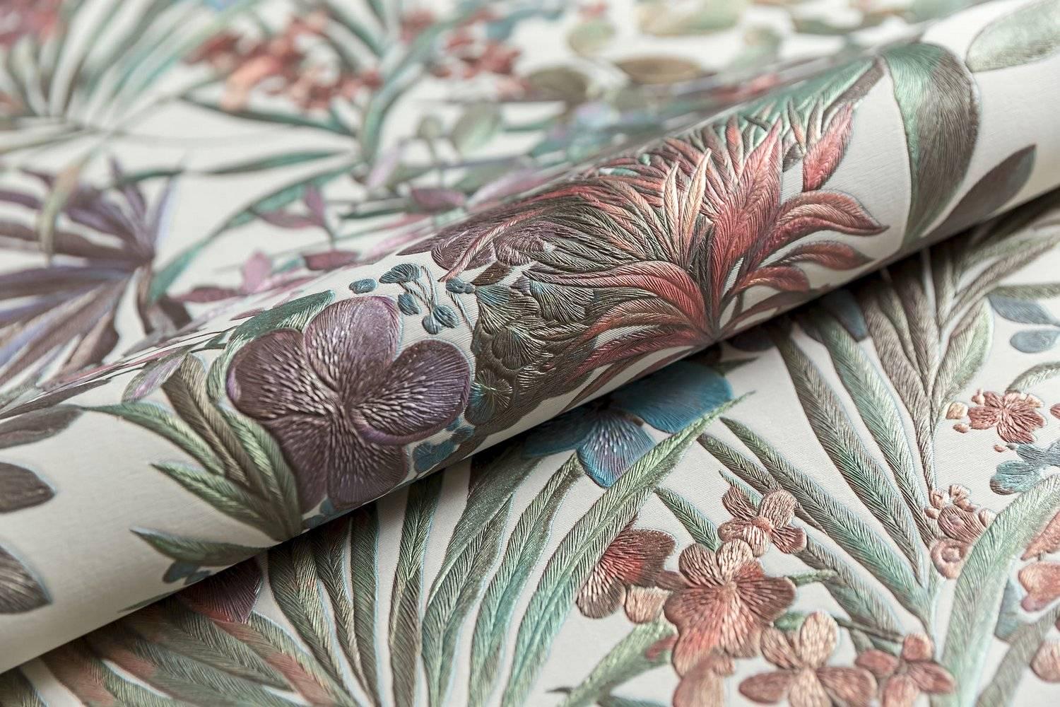 Обои виниловые Джангл мотив, светлый цветной ZZ