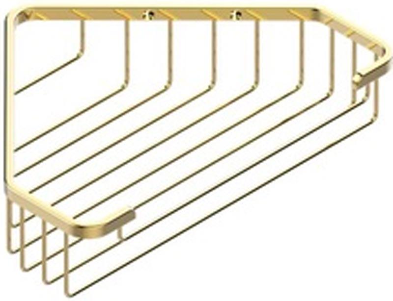 Полочка угловая, металл. решётка 200х200mm (цв. золото (Dore)) Cygne ZZ