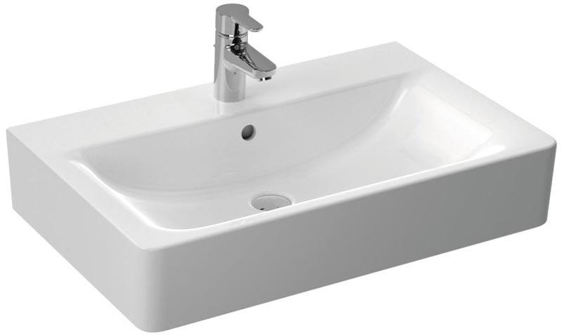 Раковина 650х460мм, с 1 отв.д/смесителя, с переливом, Connect Cube ZZ