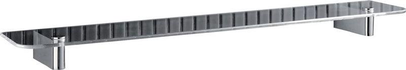 Полочка стеклянная 600мм, (держ.цв. хром), Connect ZZ