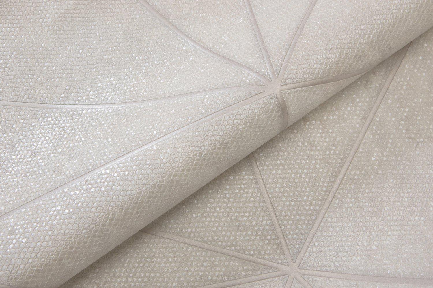 Обои виниловые Кутюр, мотив, бежевый светлый ZZ