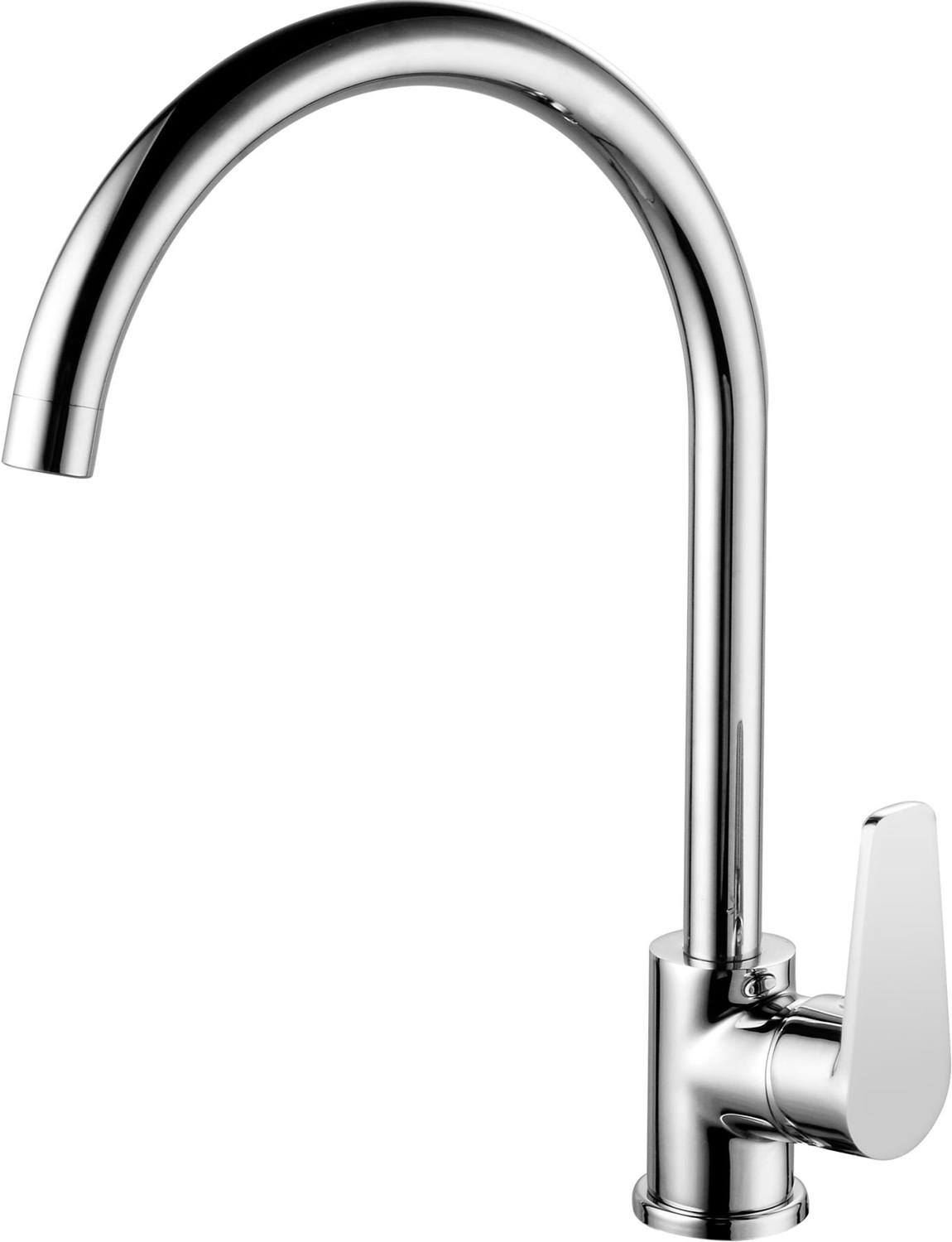 Смеситель для кухни, с поворотным изливом, (цв.хром), 103 ZZ