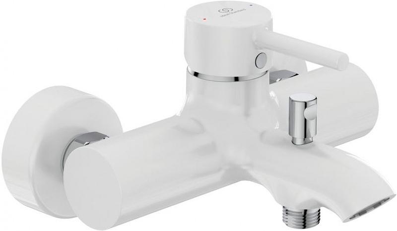 Смеситель для ванны, (цв.белый матовый / хром), Сeraline KL