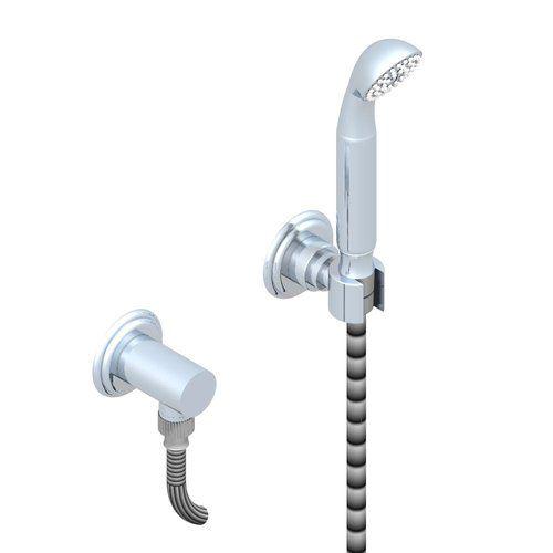 Комплект для душа (лейка, кронштейн для лейки, шланг д/д 150см, шланговое подсоединение G1/2, (цв.хром) THG ZZ