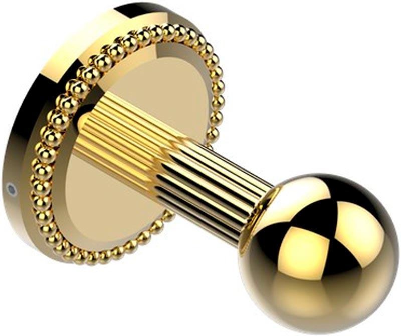 Крючок одинарный, большой (цв. латунь (Luxbrass)) Versailles ZZ