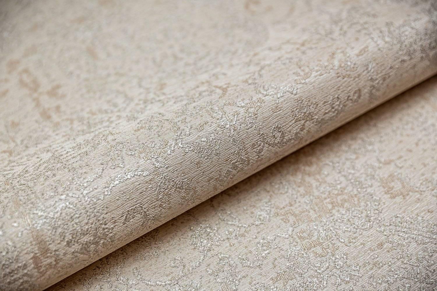 Обои виниловые Флора, база, бежевый ZZ