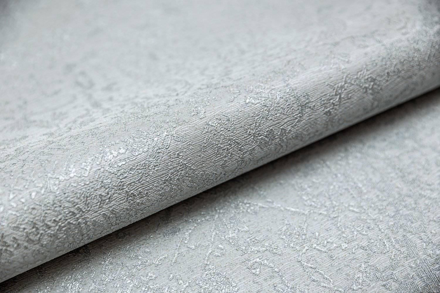 Обои виниловые Флора, база, голубой ZZ