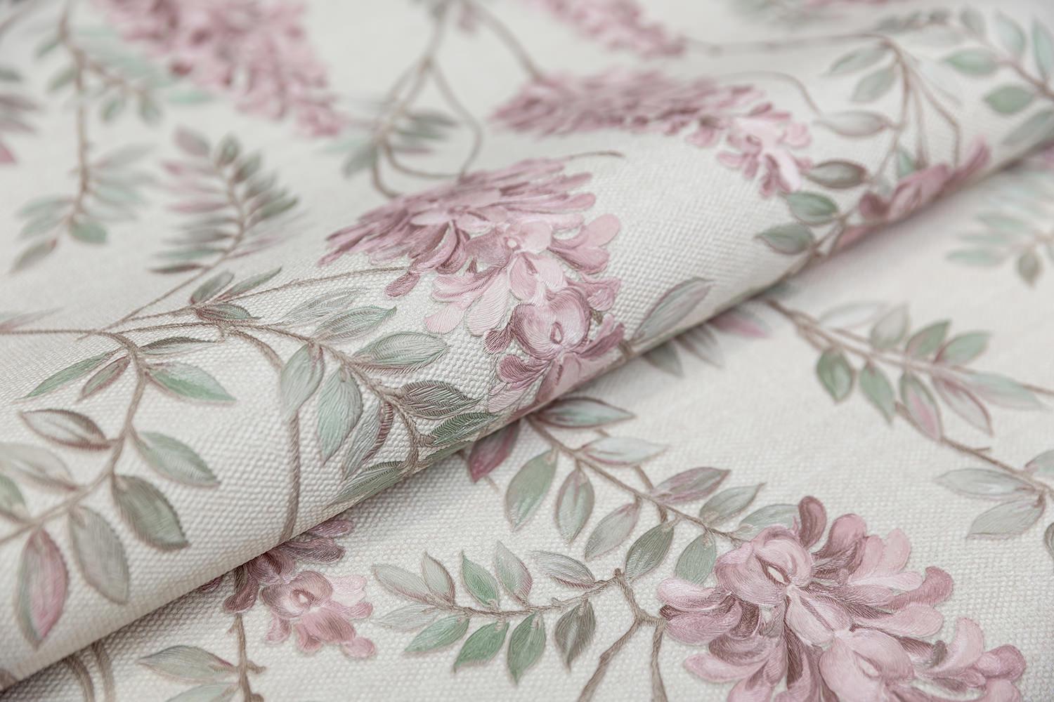 Обои виниловые Эдем, мотив, бежево-розовый ZZ