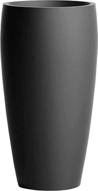 Раковина 470х470хh900мм, напольная, круглая, без отв.д/смес и перел., литой камень S-Stone мат.цв.RAL9011, донный клапан Up&Down в компл., Alda 03 ZZ