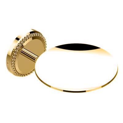 Мыльница настенная, металл. d 100mm (цв. латунь (Luxbrass)) Versailles ZZ