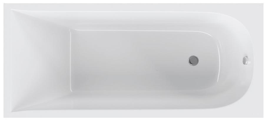 Ванна 170х75см, без ножек/рамы, панелей, слива-перелива, (акрил цв.белый), Impero ZZ