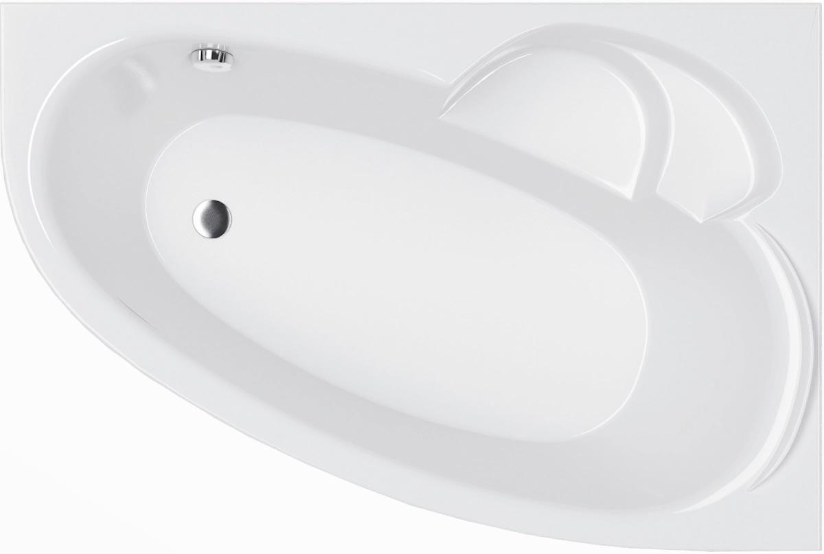 Ванна 170х110см, асиметричная, Правая, без ножек/рамы, панелей, слива-перелива, (акрил цв.белый), Katrina ZZ