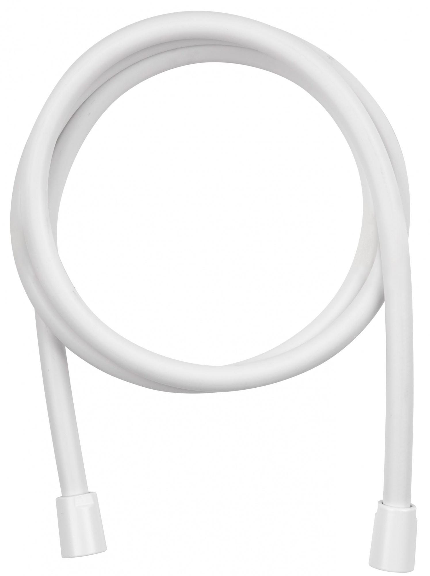 Шланг для душа 1750мм, 1/2 / 1/2, (ПВХ цв.белый), Sanindusa ZZ