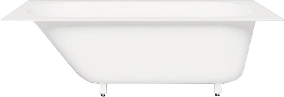 Ванна 170х75хh60cм,, литой камень Solid Surface цв.белый матовый, литые ножки, LOFO ZZ