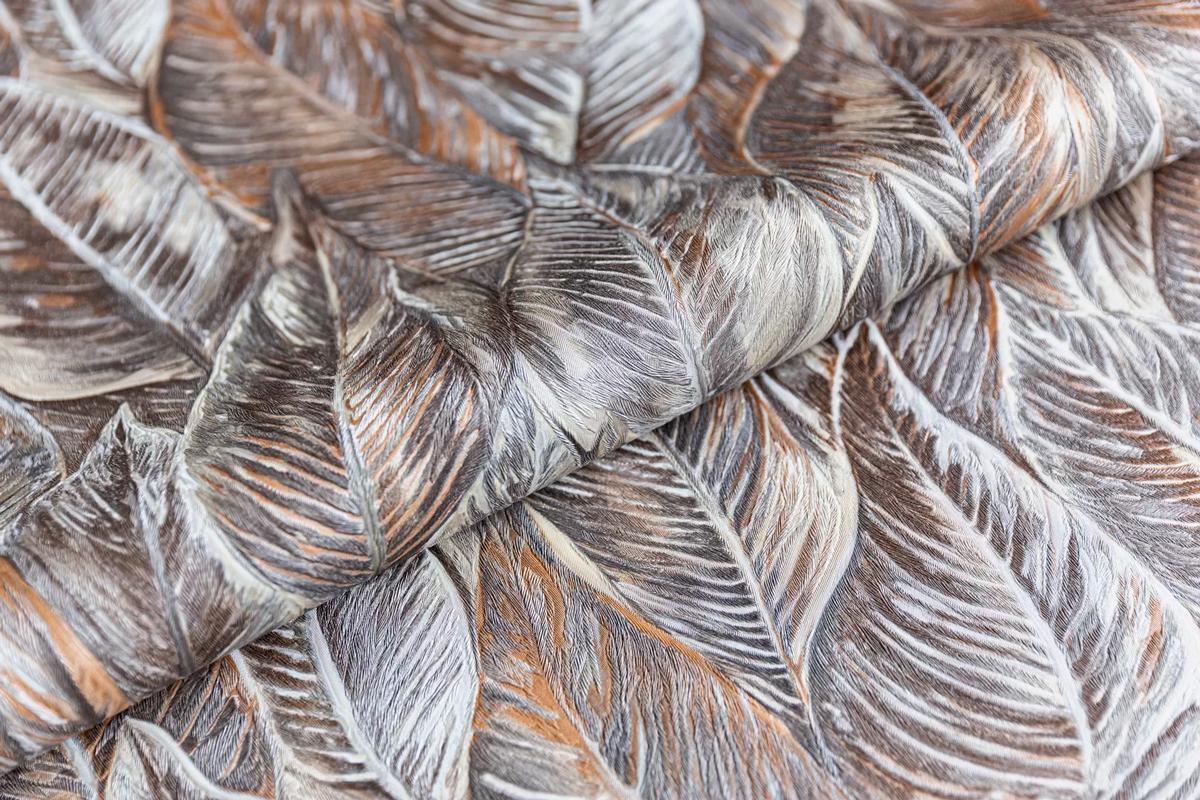 Обои виниловые Бульвар мотив, коричневый ZZ