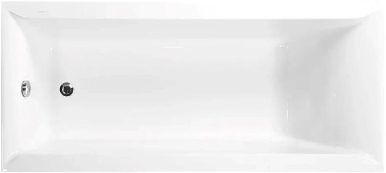 Ванна прямоугольная 160x70xh45см, без панели и каркаса, (акрил цв.белый), Veronela ZZ