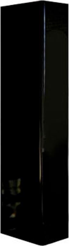 Шкаф-пенал 40х26хh150см, подвесной, петли справа/слева, (цв.Черный), Yonne ZZ