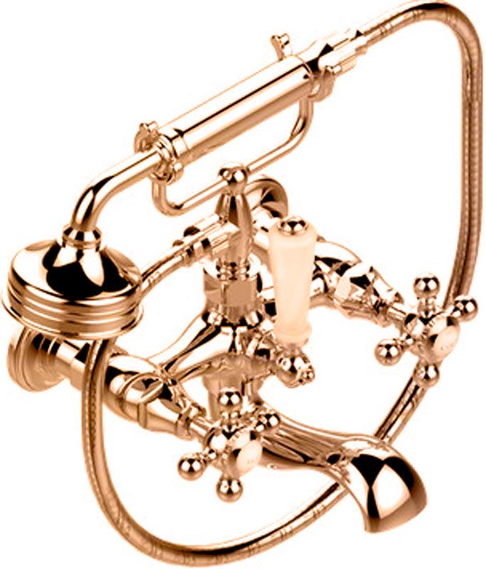 Смеситель на ванну с душ.гарн., (цв. латунь (Luxbrass))  , 1900 ZZ