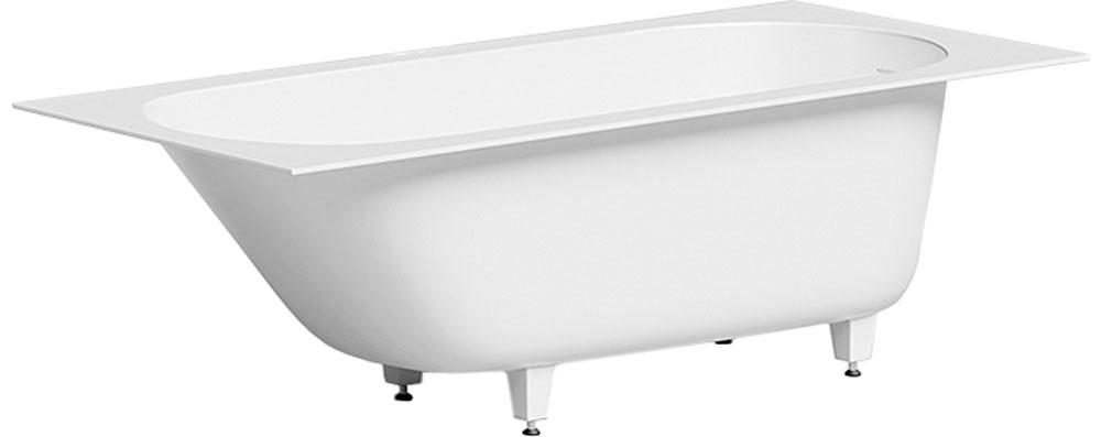 Ванна 1790х794хh600мм, встраив., литой камень S-Stone матов цв.белый, д/к Up&Down в цвет ванны, интегрир.слив-перелив, ножки компл, Ornella Kit ZZ