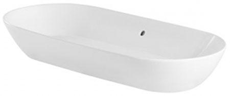 Раковина накладная на столешницу, овальная, 80х38хh12,5см, без отв.д/смесителя, Sanlife ZZ