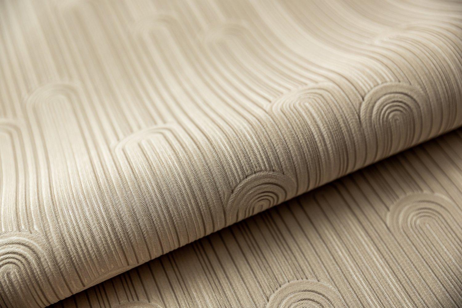 Обои виниловые Арки, мотив, бежевое золото ZZ