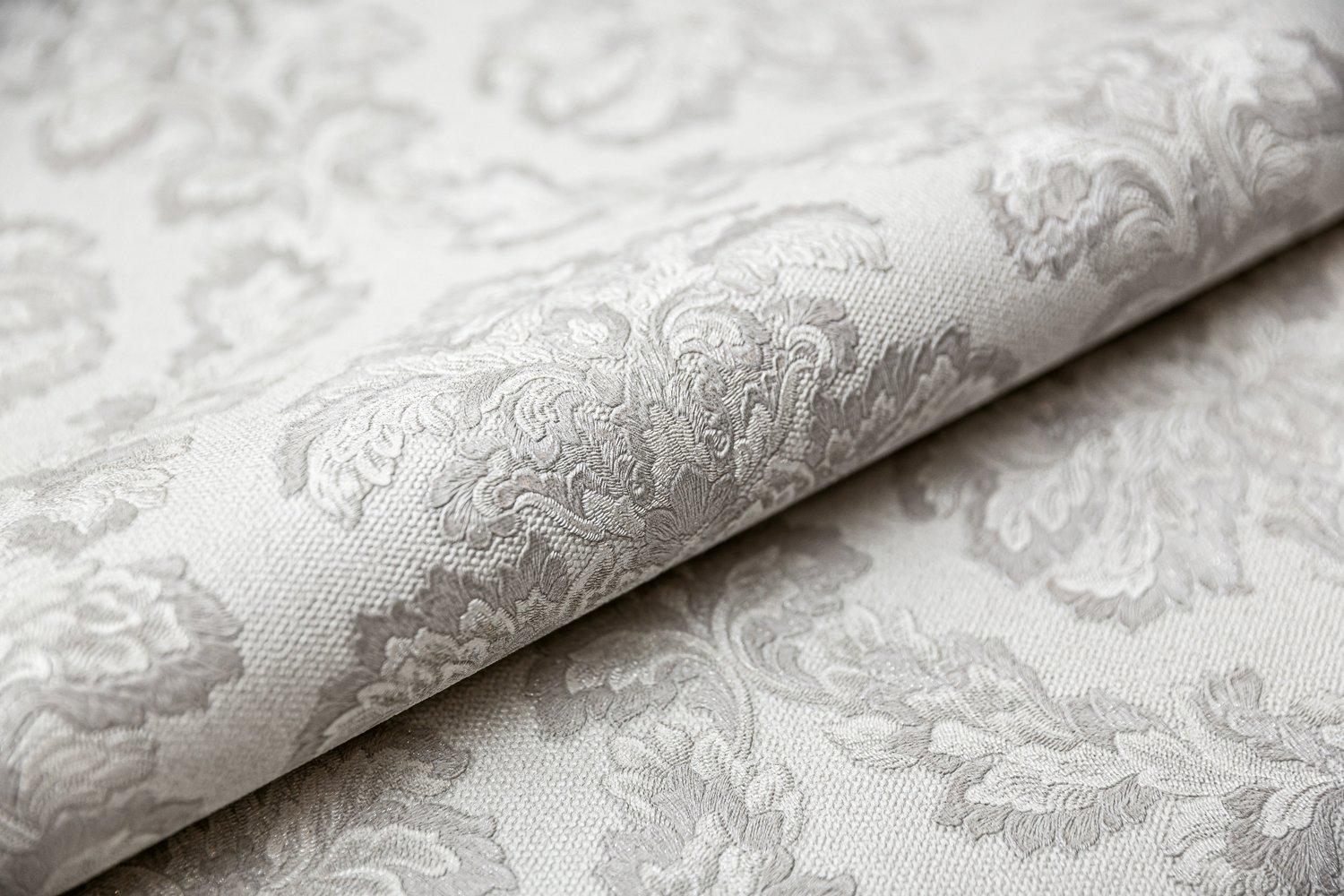 Обои виниловые Палаццо, мотив, белый ZZ