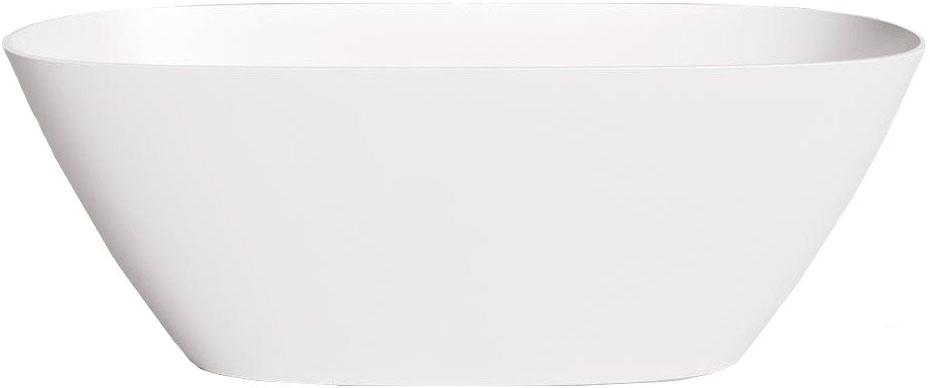 Ванна 1700х800хh605мм, отдельностоящая, литой камень S-Sense, глянец, нажимной слив камень в цвет ванны, Sofia ZZ