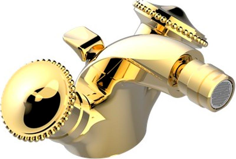 Смеситель на биде, на 1 отв., с д,к (цв. латунь (Luxbrass)) Vendome ZZ