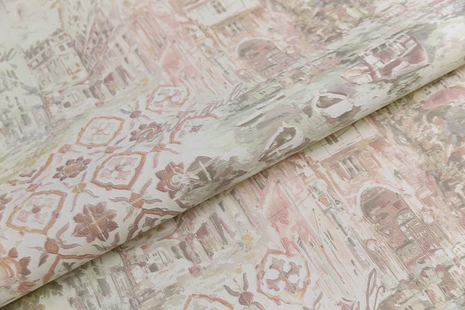 Обои виниловые Впечатление мотив, зелёный ZZ