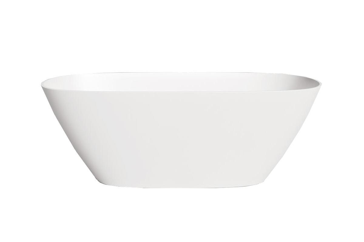 Ванна 1700х720хh585мм, отдельност., литой камень S-Sense, глянец, донный клапан Up&Down цв.белый в компл., Mona ZZ