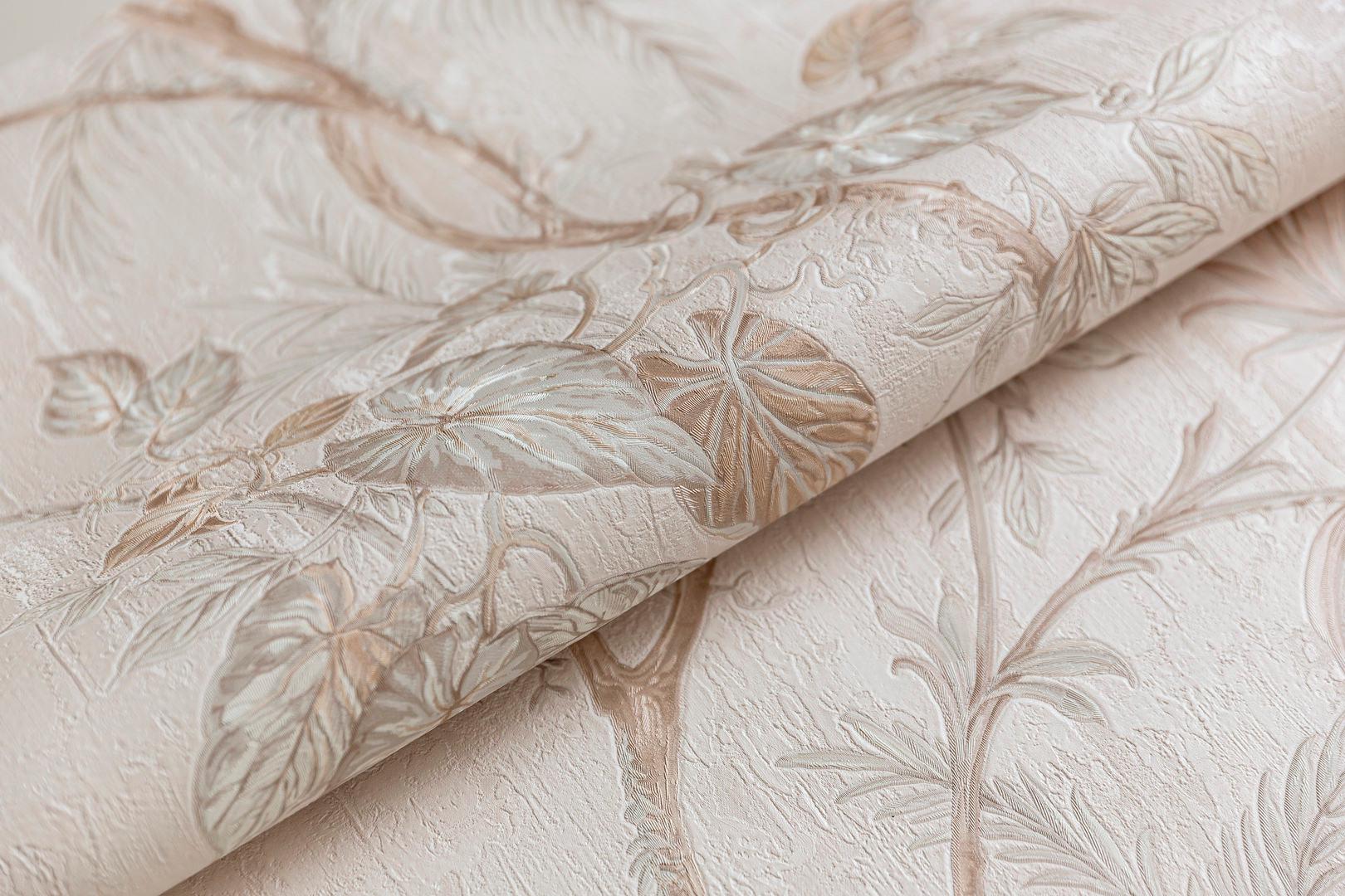 Обои виниловые Оранжерея мотив, бежевый ZZ