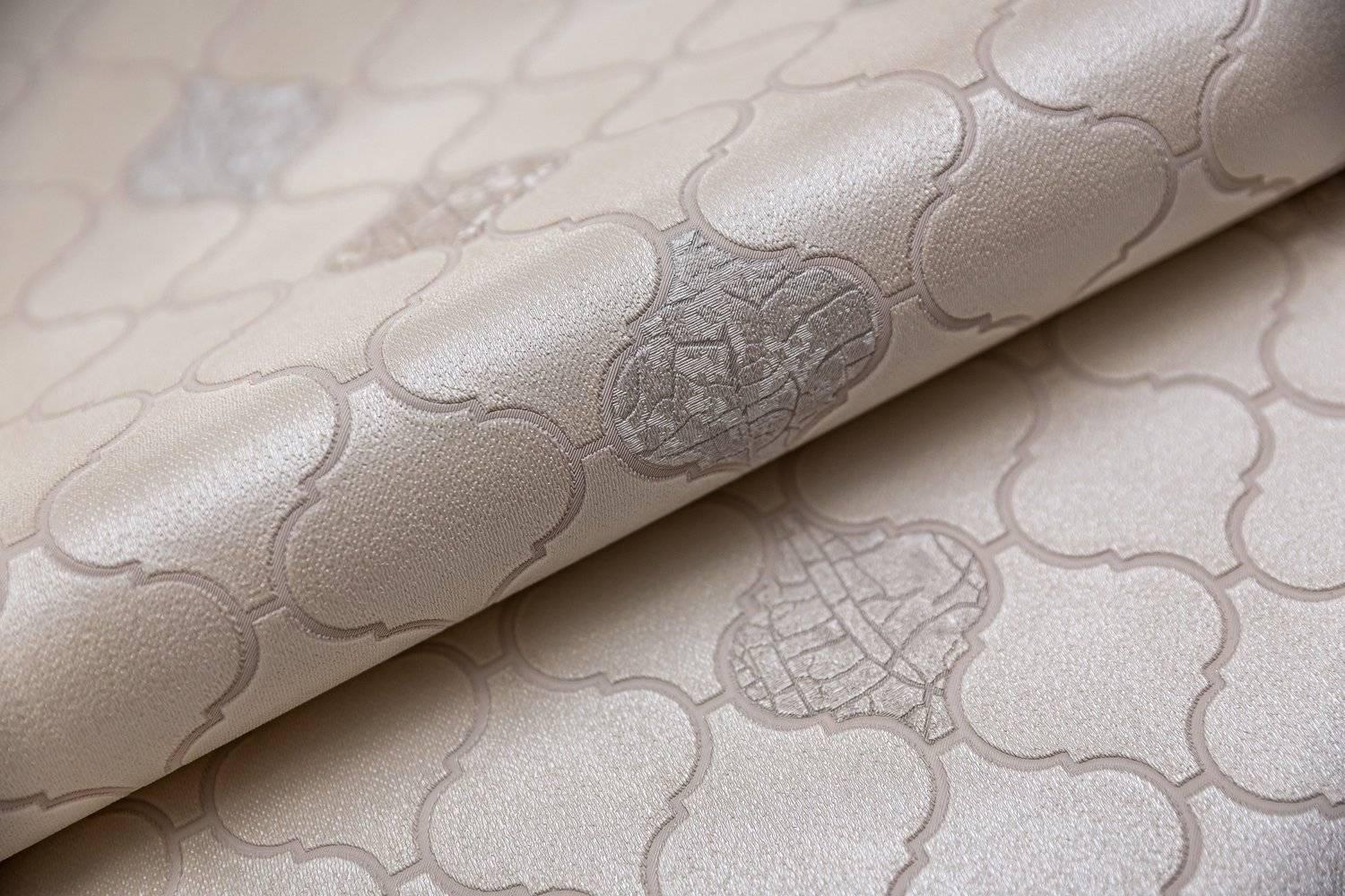 Обои виниловые Арабески, мотив, бежевый светлый ZZ