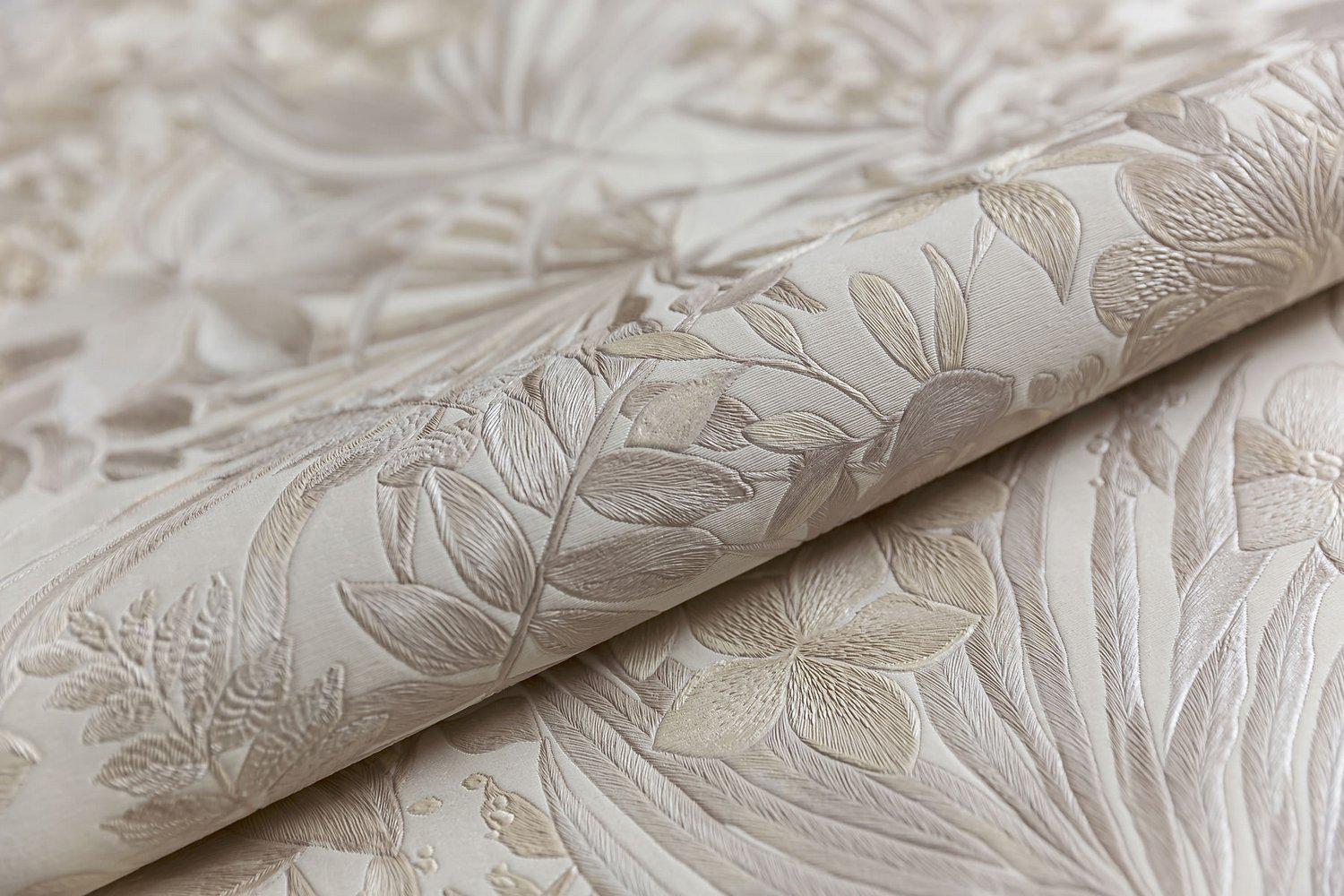 Обои виниловые Джангл мотив, бежевый ZZ