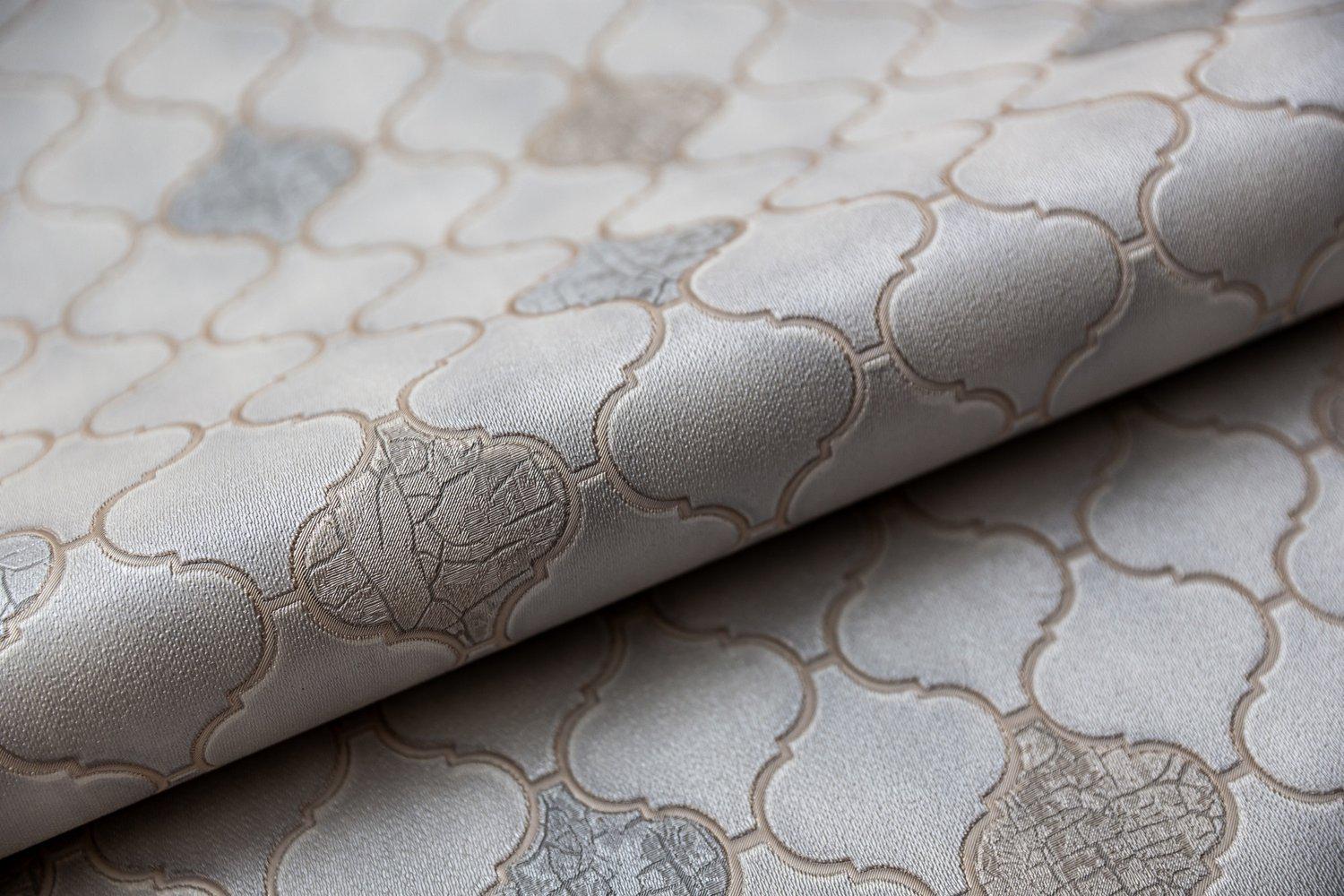 Обои виниловые Арабески, мотив, серый ZZ