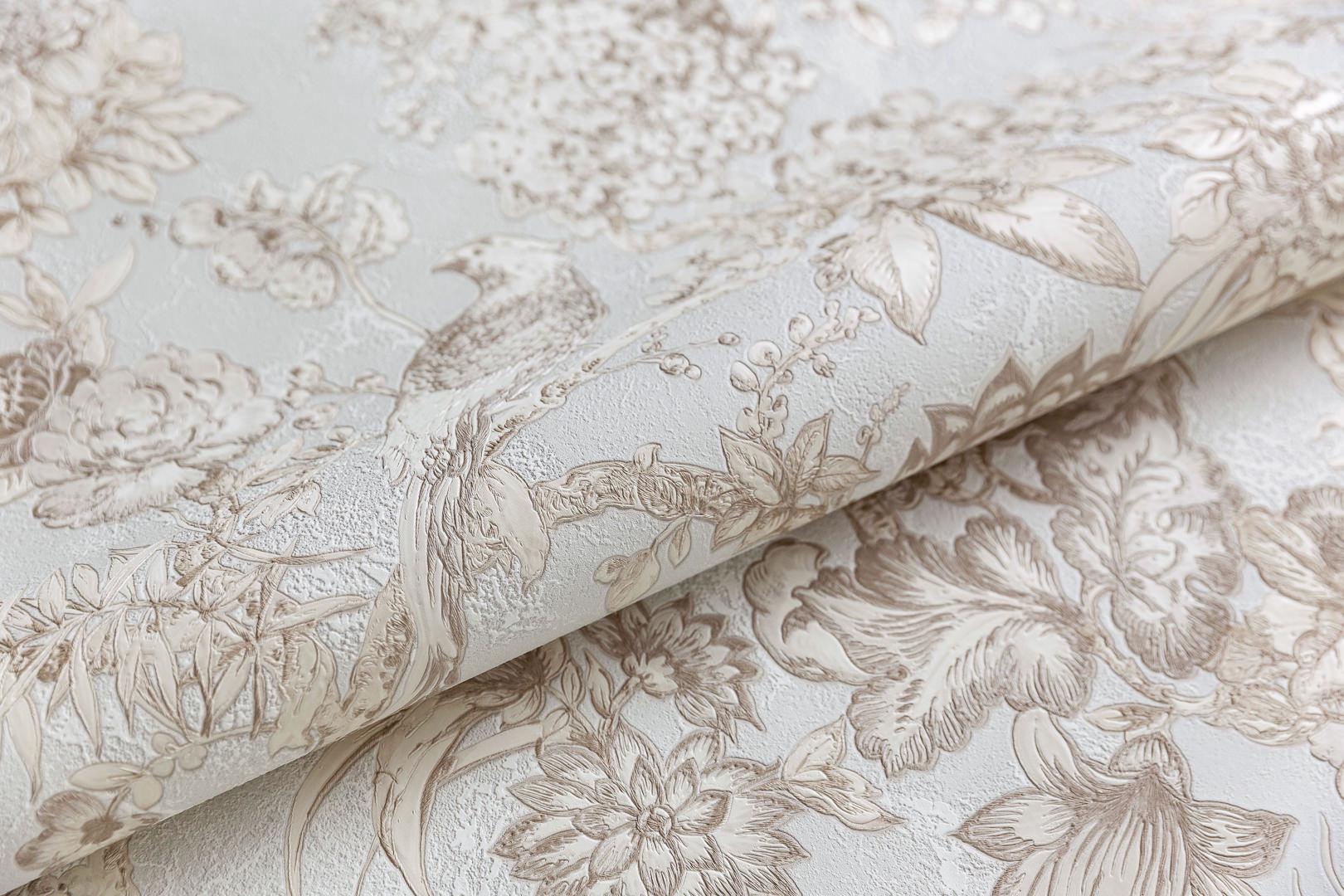 Обои виниловые Азулежу мотив, бежевый ZZ