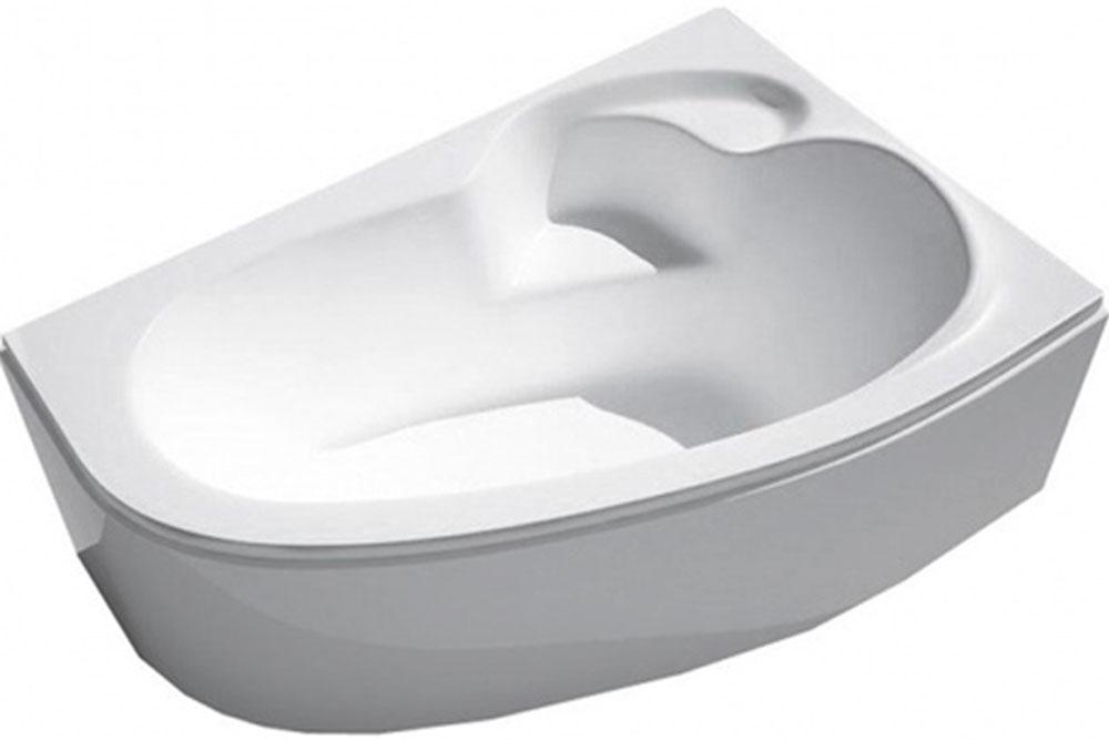 Ванна Talia (правая), с аэромассажем 10 джетов (металл, цв.хром), 170х110х58,5см, на раме, слив/перелив и панель в компл., ZZ