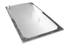 Ванна 190х110хh48см, без слива-перелива и подголовника, ножки в комл., (синт. бетон CERALITE цв. белый блестящий), Merlridge ZZ