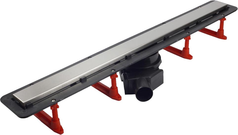 Дренажн.канал 950мм, готов.компл, сифон d50 вых.вбок,48л/мин, затвор(сухой/гидро), мин h монтаж 62мм, 2х стор.вставка цв.матов хром/под плитку, CFL ZZ