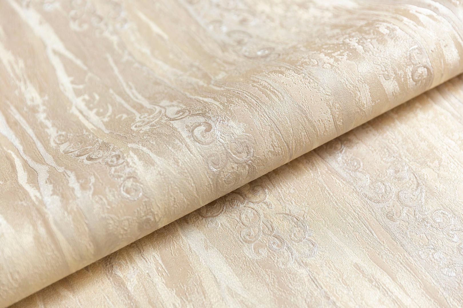 Обои виниловые Виньетки мотив, бежевый ZZ