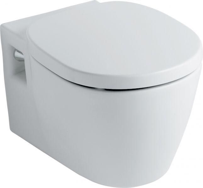 Унитаз подвесной Коннект 365*450*338, без крышки, белый ZZ