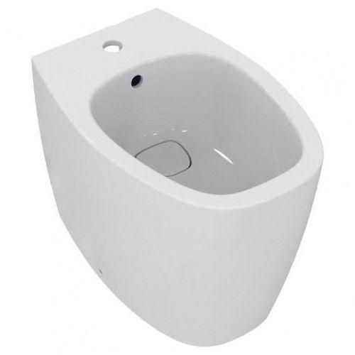 Биде напольное 365х550мм с 1 отв.д/смесит., (керамическая накладка слива и крепление к полу в компл.), Dea ZZ
