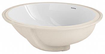 Раковина для установки под столешницу, овальная 42(48)х32(38)хh13,5см, Simple ZZ