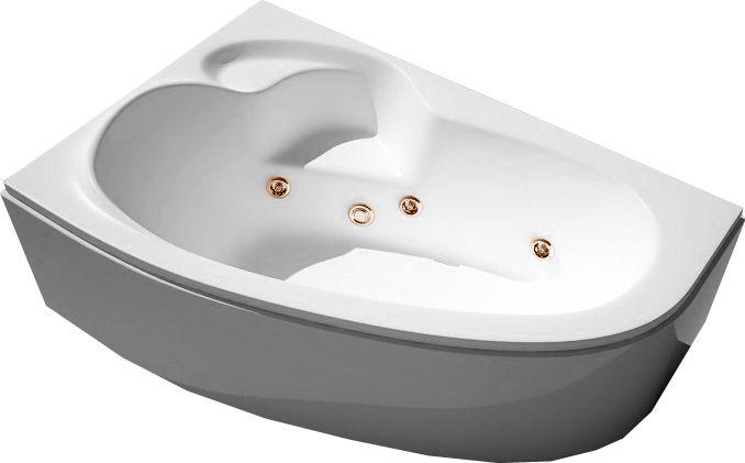 Ванна Talia (правая) "Массаж стандарт", г/м,спин.массаж, массаж ног 2 форс.,170х110х58,5см, на раме, слив/перел.и панель в комп,(фурнит. ЦВ.БРОНЗА) ZZ