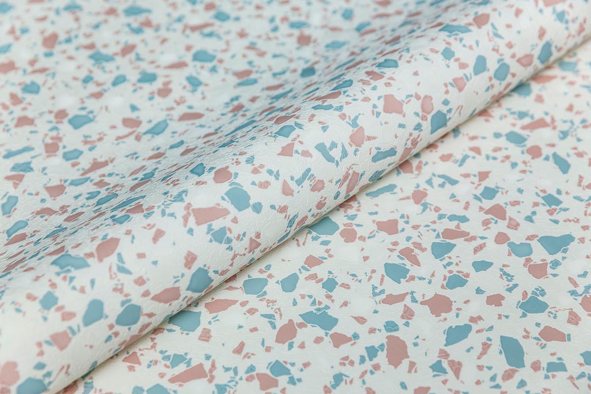 Обои виниловые Семинато  мотив, бежево-голубой ZZ