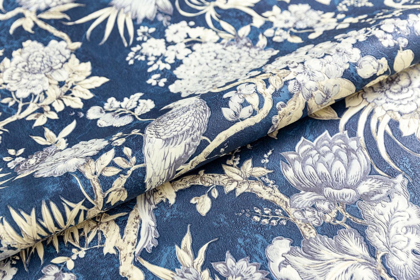 Обои виниловые Азулежу мотив, синий ZZ