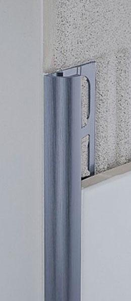 RF/10 Наружный алюминевый профиль smoked satin polished XX1x270