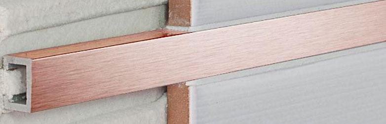 LDRS/10 Алюминевый декоративный профиль copper satin  1x270